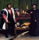 Germany: 'The Ambassadors', Hans Holbein the Younger, 1533. Characteristically, Holbein used oriental carpets in many of his paintings.